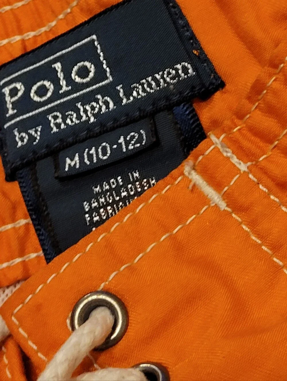 Boy's Vintage Polo Ralph Lauren Big Pony Board/Swim Shorts Sz Medium (10-12)